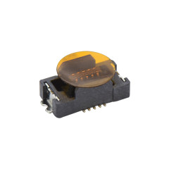 Board to Board 0.8mm 单槽4.5H带柱带地接片公座